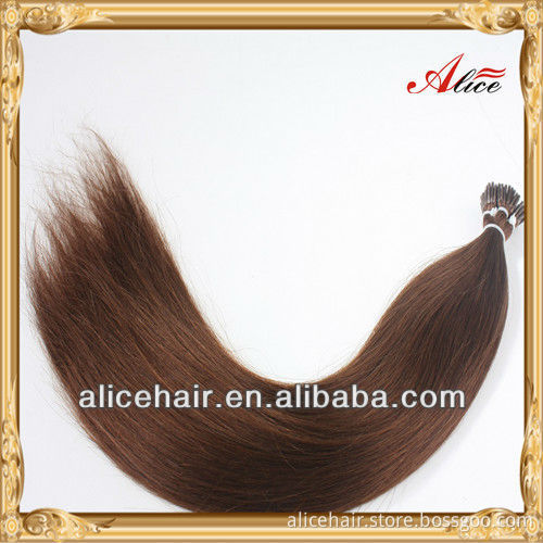 Wholesale price stick tip hair extension indian hair
